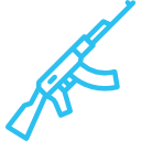 air rifle icon blue